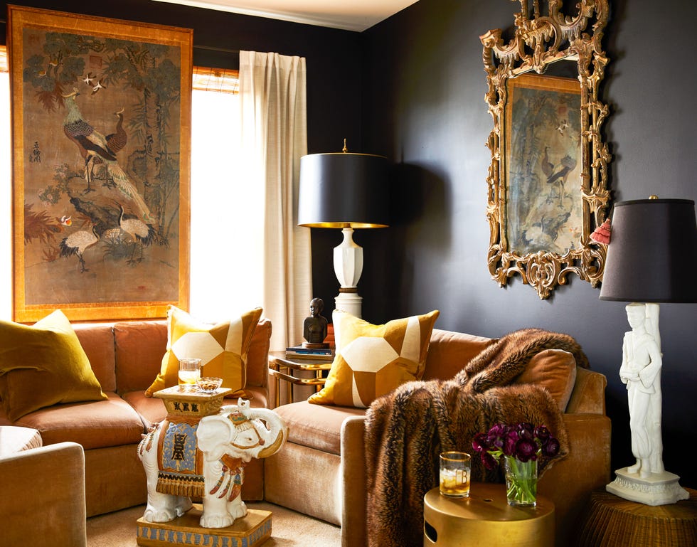 cozy living room with elegant decor